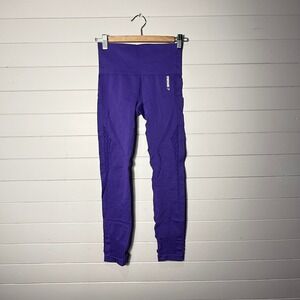 Gymshark Energy+ Seamless High Waisted Purple Leggings Womens Size Small‎